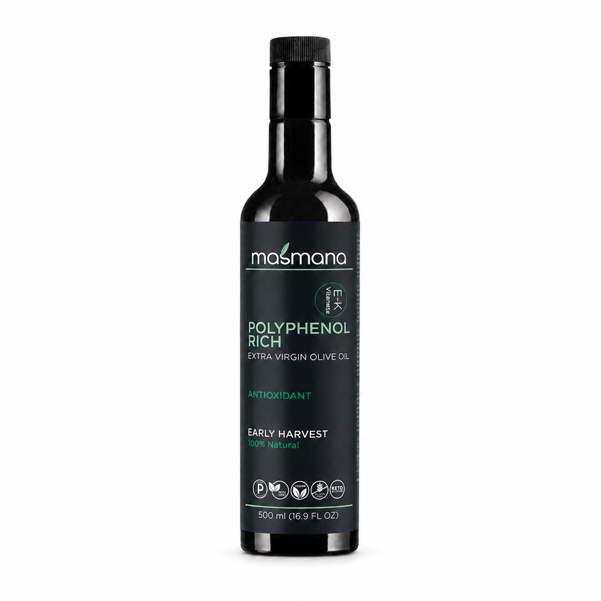 High-Polyphenol Early Harvest Extra Virgin Olive Oil | 500 ml