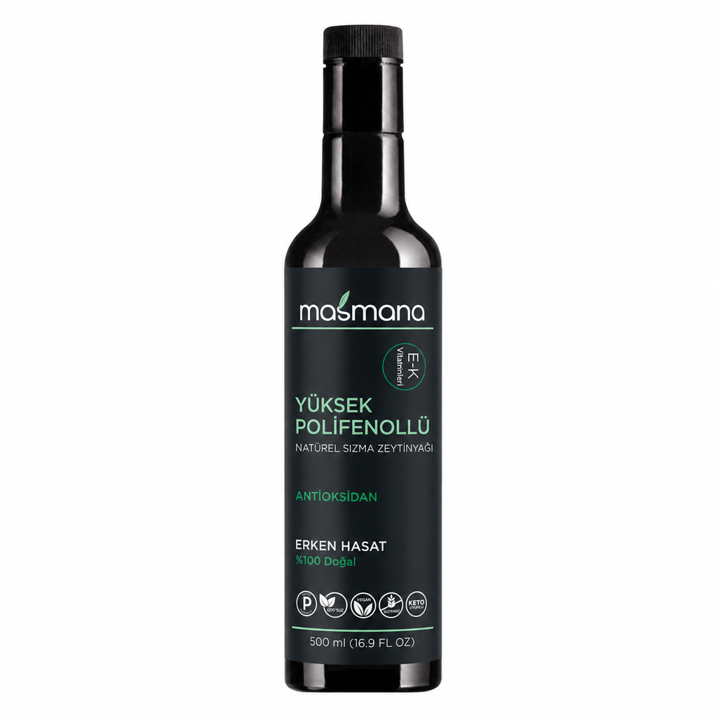 Yüksek Polifenollü Erken Hasat Zeytinyağı | 500 ml