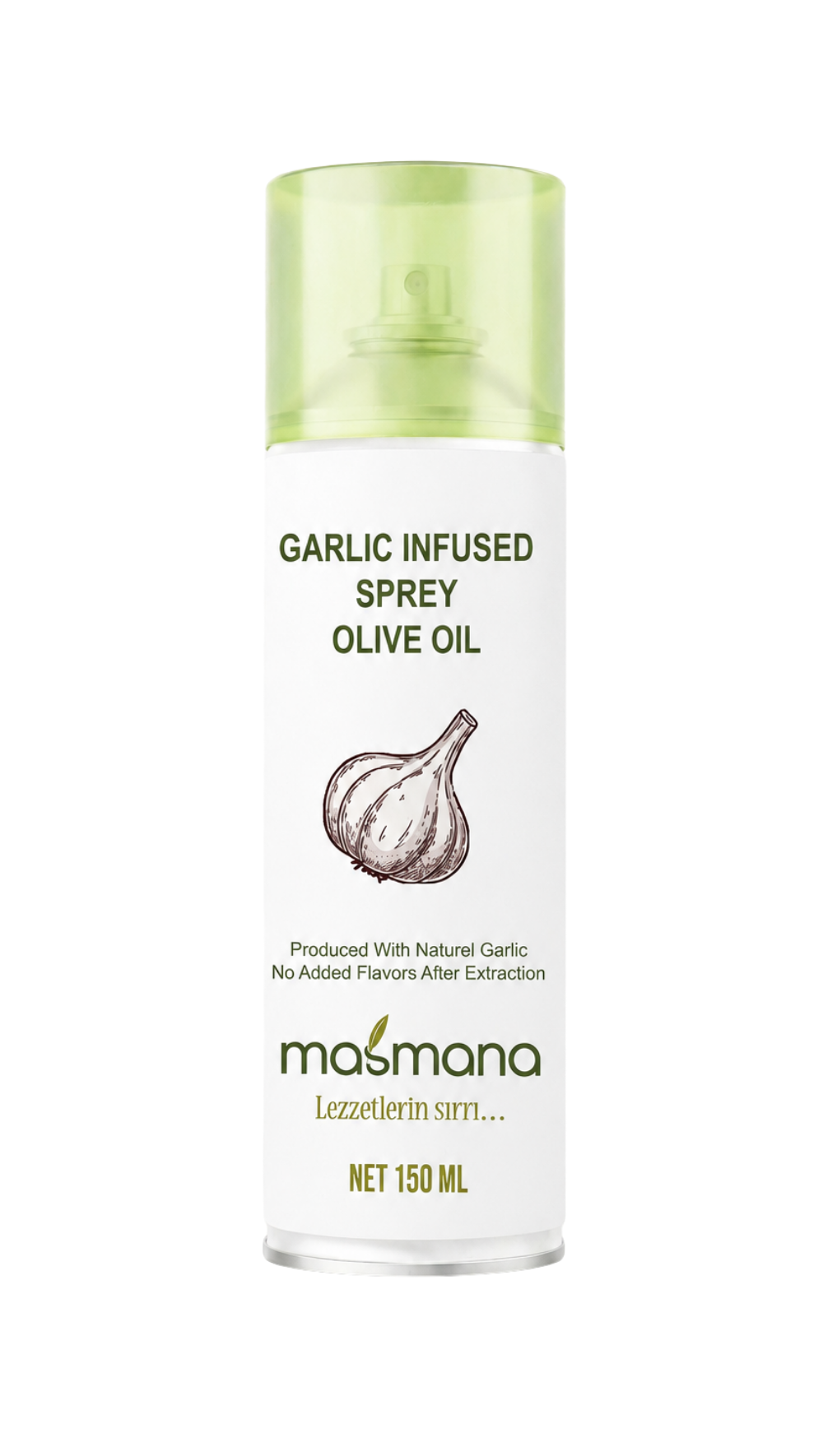 Garlic-Infused Olive Oil Spray – 150 ml