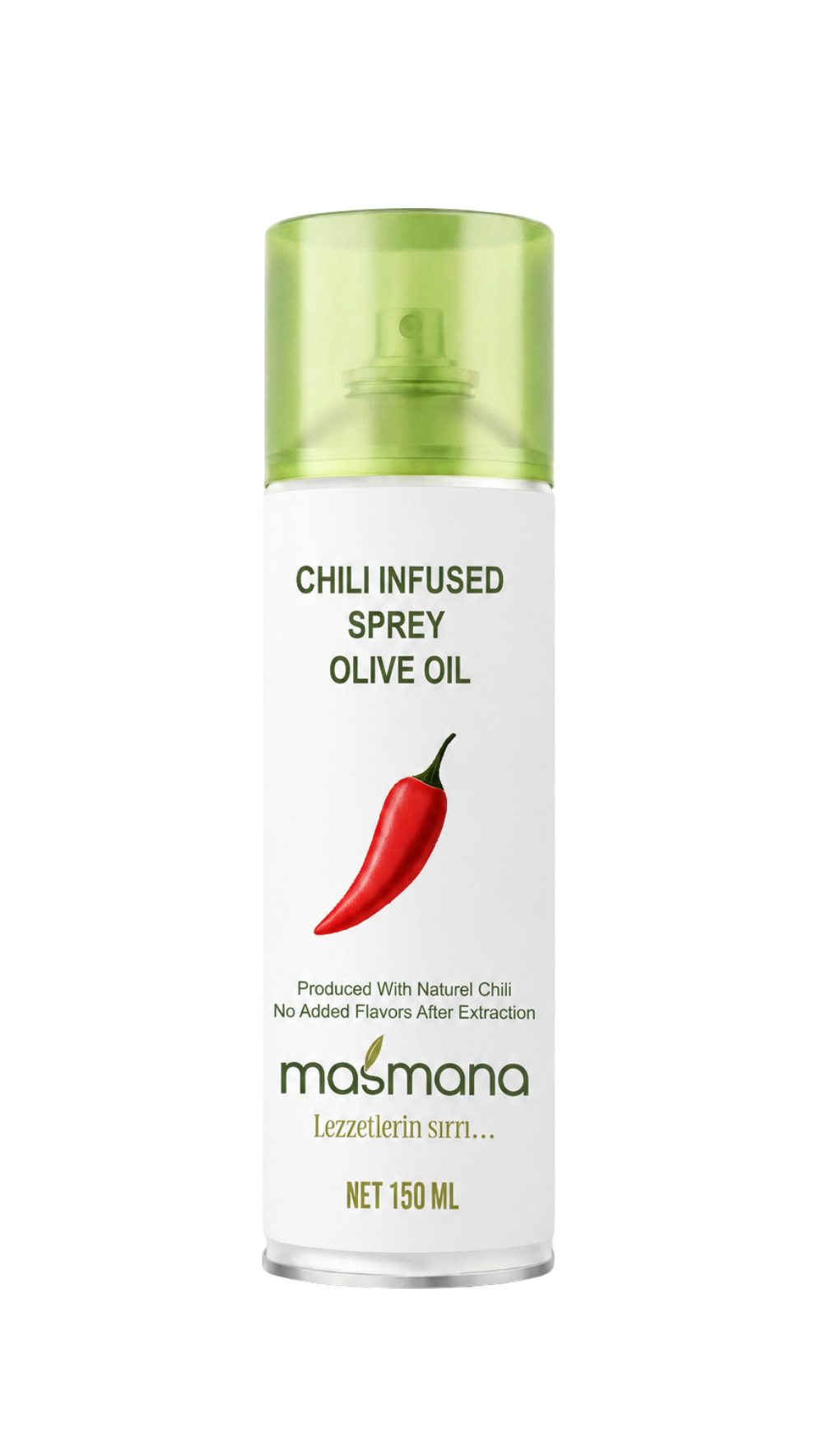 Chili-Infused Olive Oil Spray – 150 ml