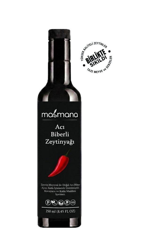 Acı Biber Çeşnilli Zeytinyağı 250 ml