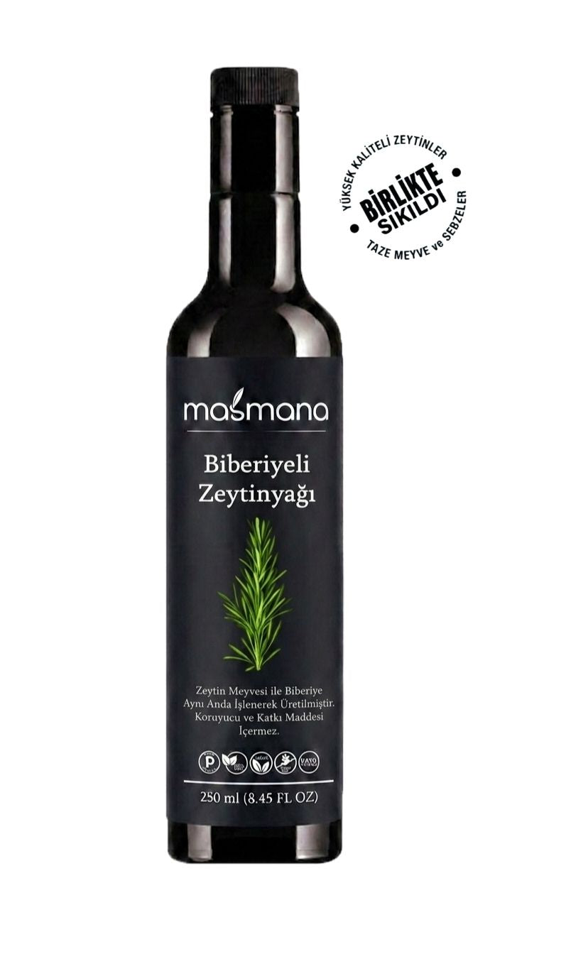 Biberiye Çeşnili Zeytinyağı 250 ml