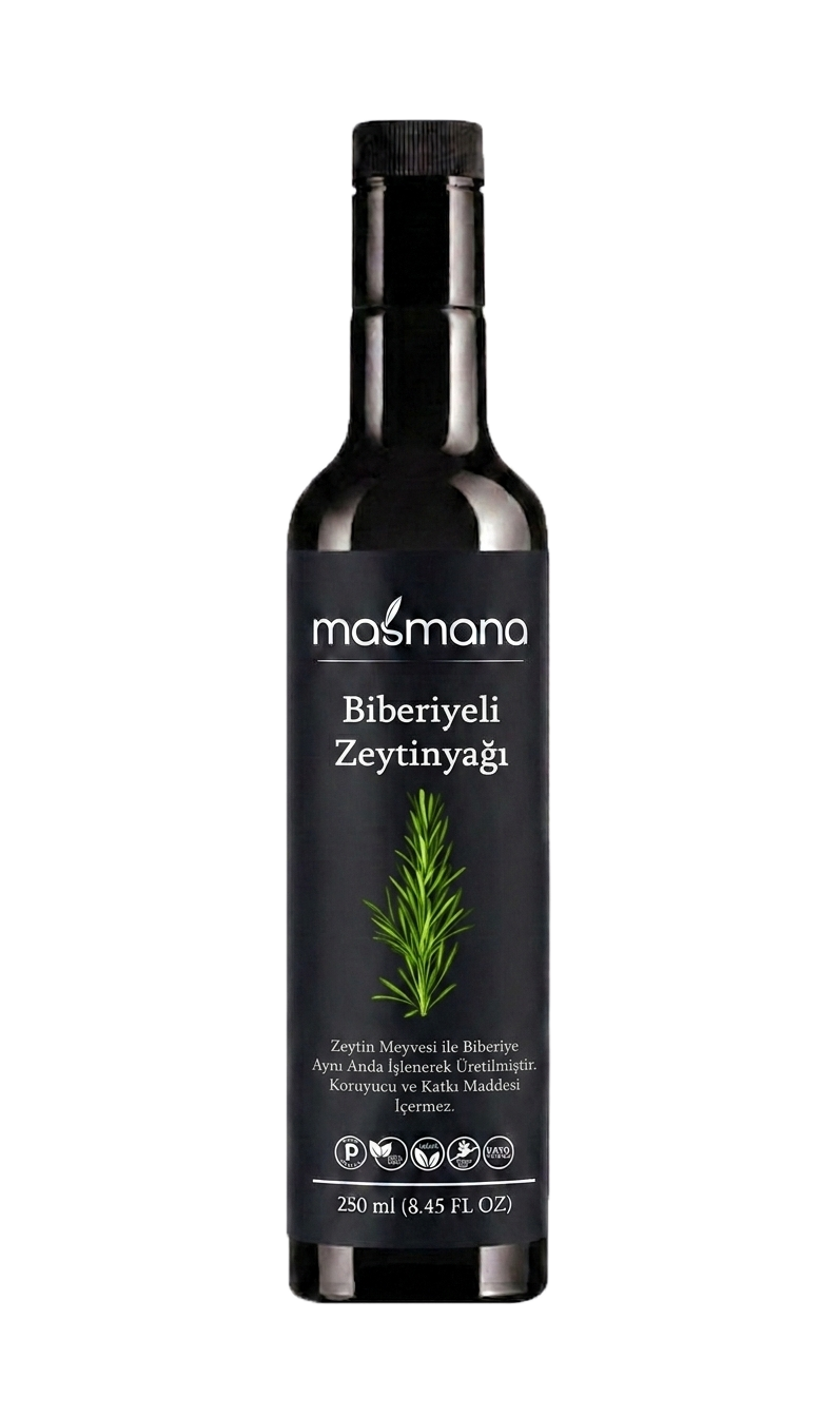 Biberiye Çeşnili Zeytinyağı 250 ml