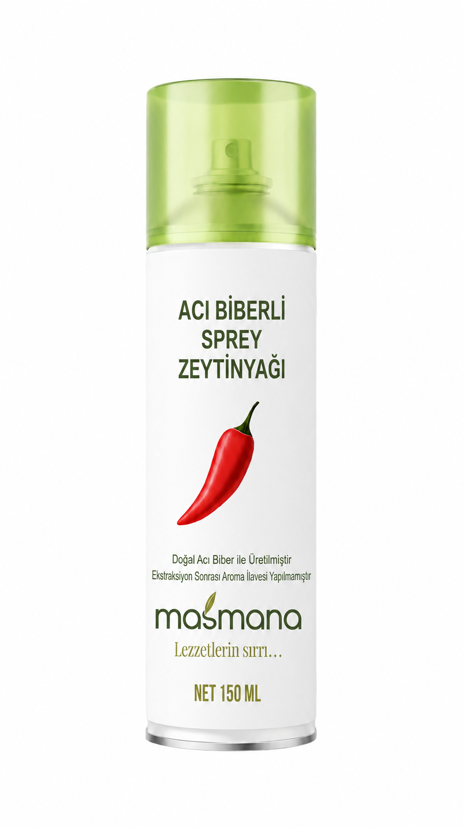 Acı Biberli Sprey Zeytinyağı – 150 ml