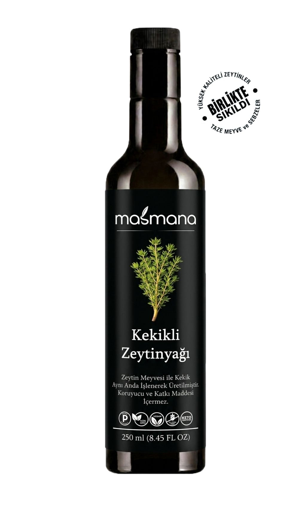 Kekik Çeşnili Zeytinyağı 250 ml