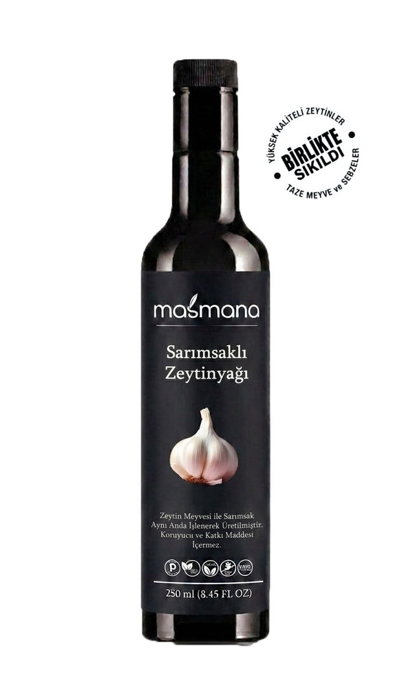 Sarımsak Çeşnili Zeytinyağı 250 ml