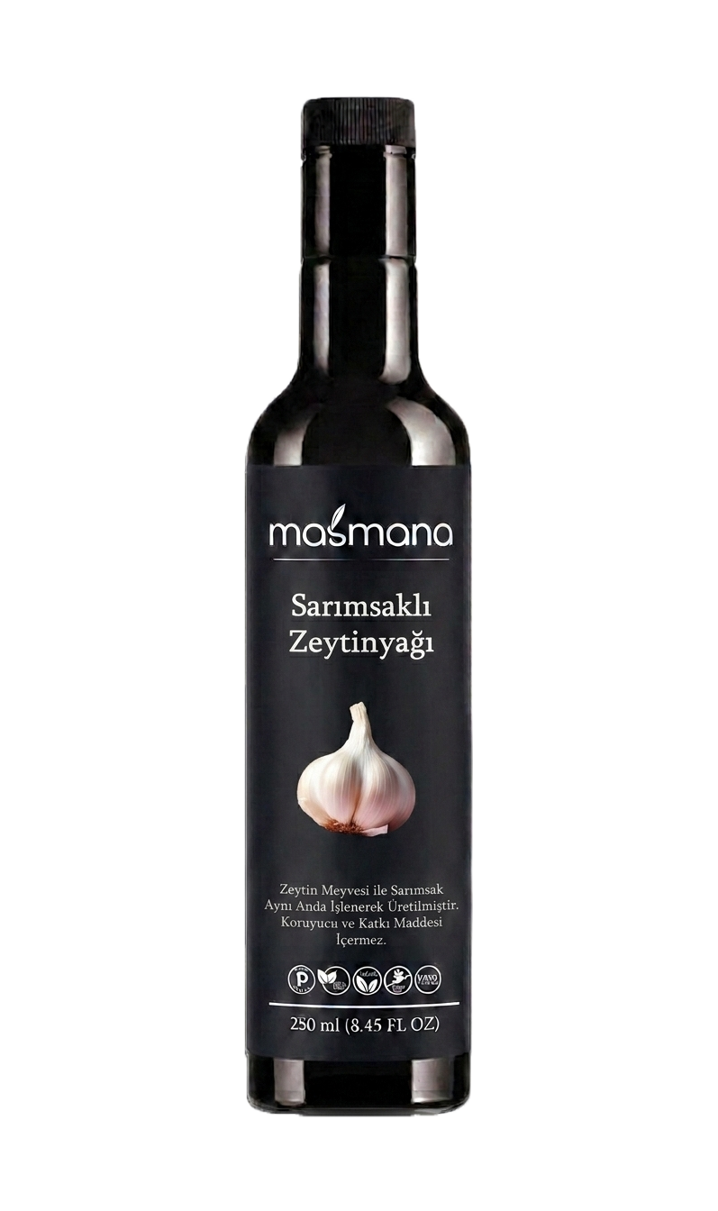 Sarımsak Çeşnili Zeytinyağı 250 ml