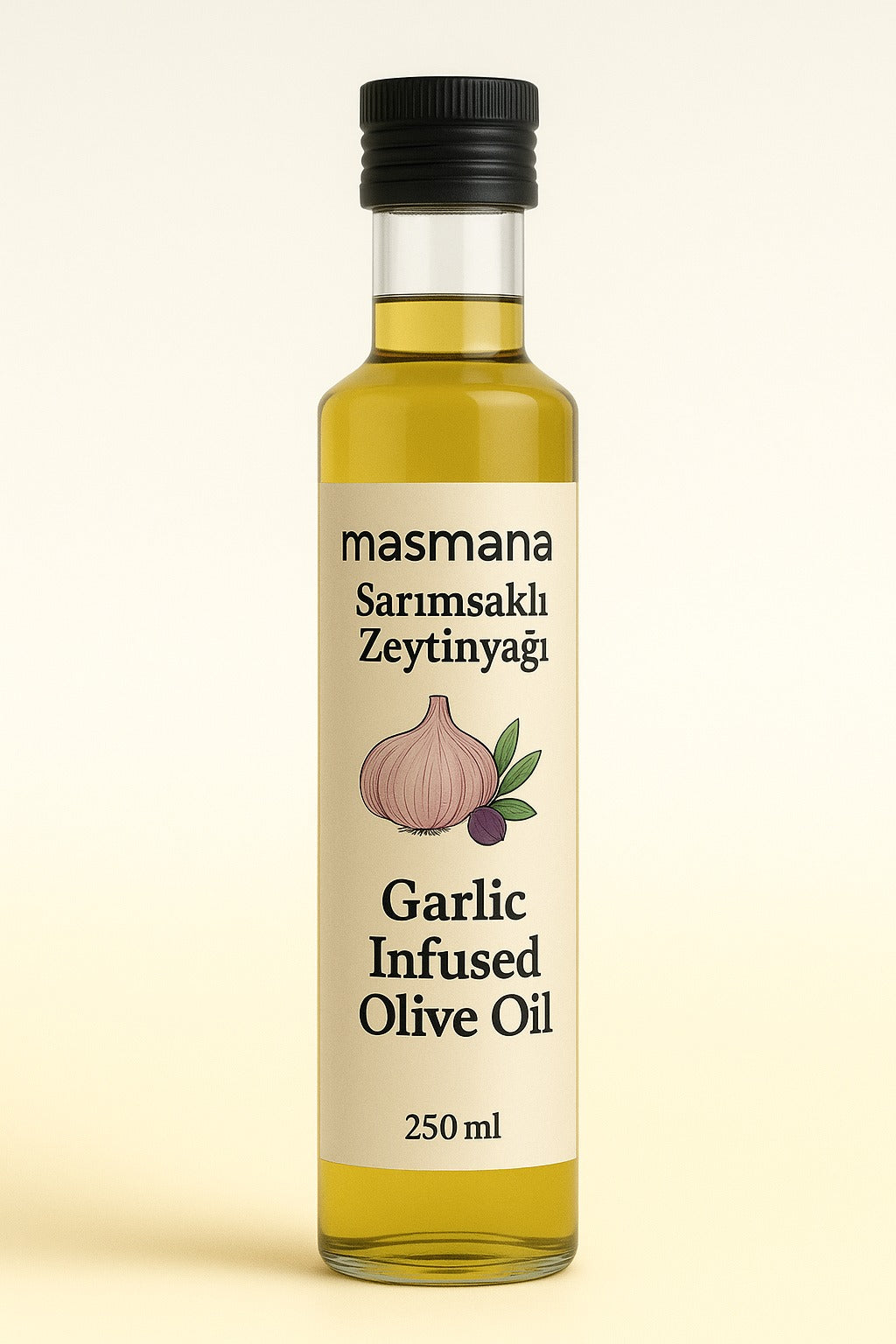 Sarımsak Çeşnili Zeytinyağı 250 ml