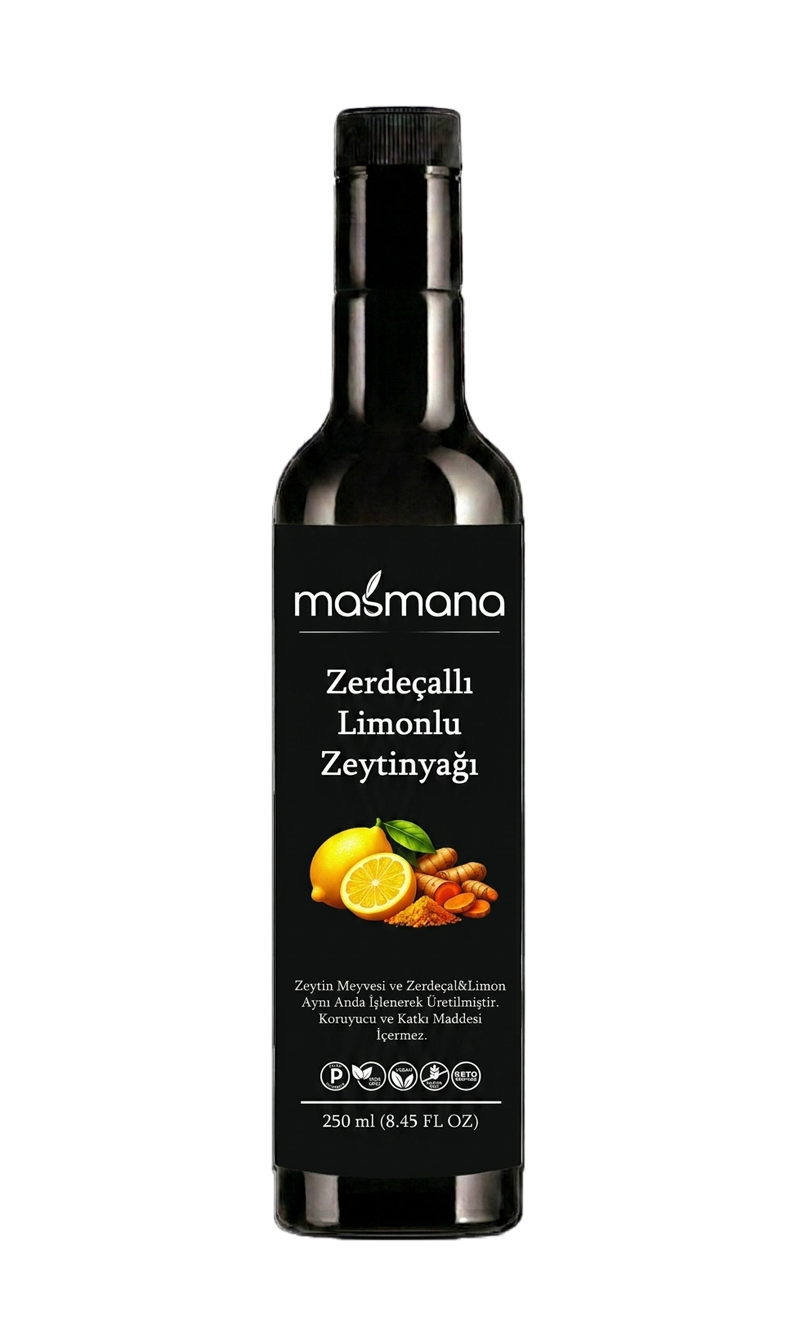 Zerdeçallı Limon Çeşnili Zeytinyağı 250 ml