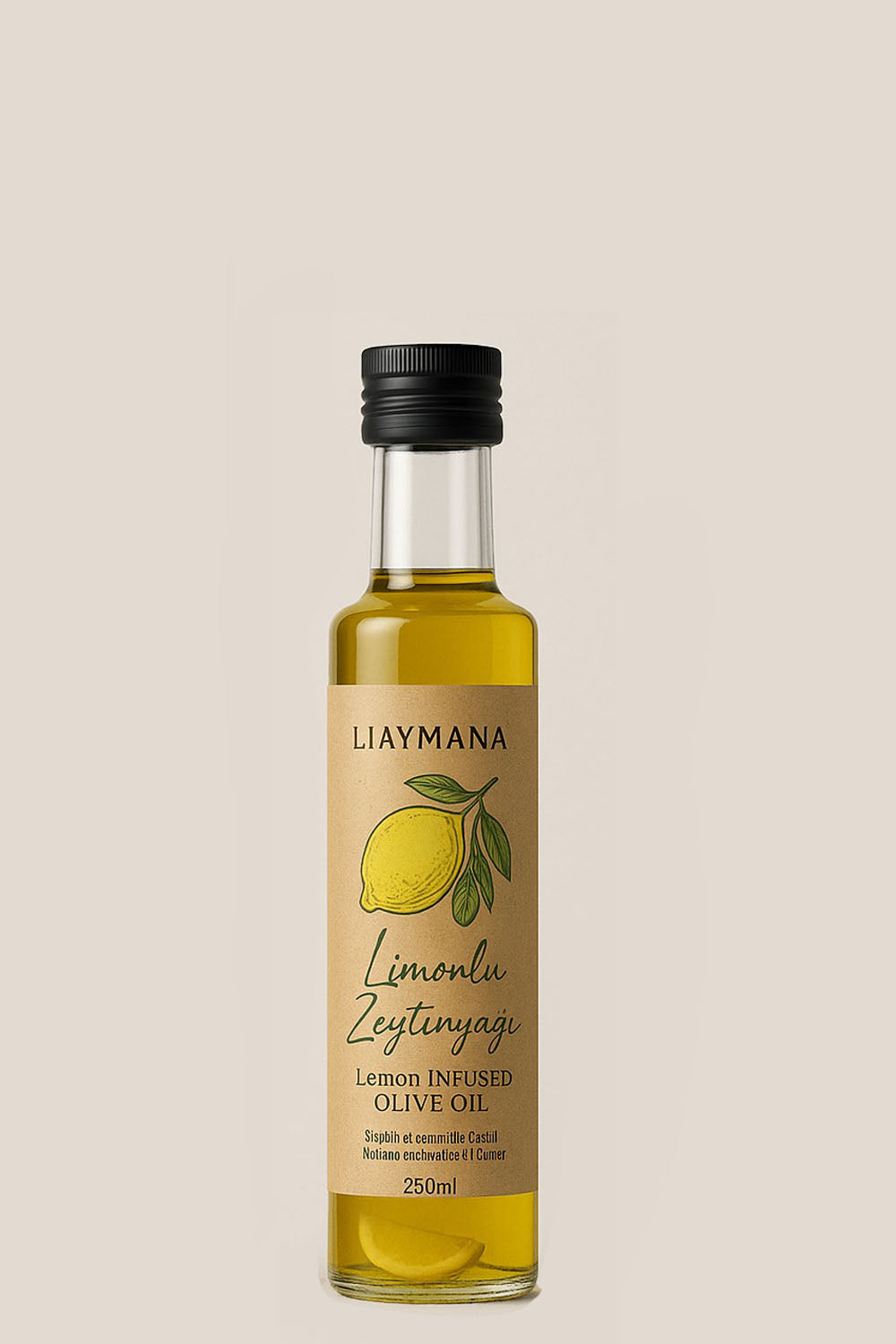 Limon Çeşnili Zeytinyağı 250 ml