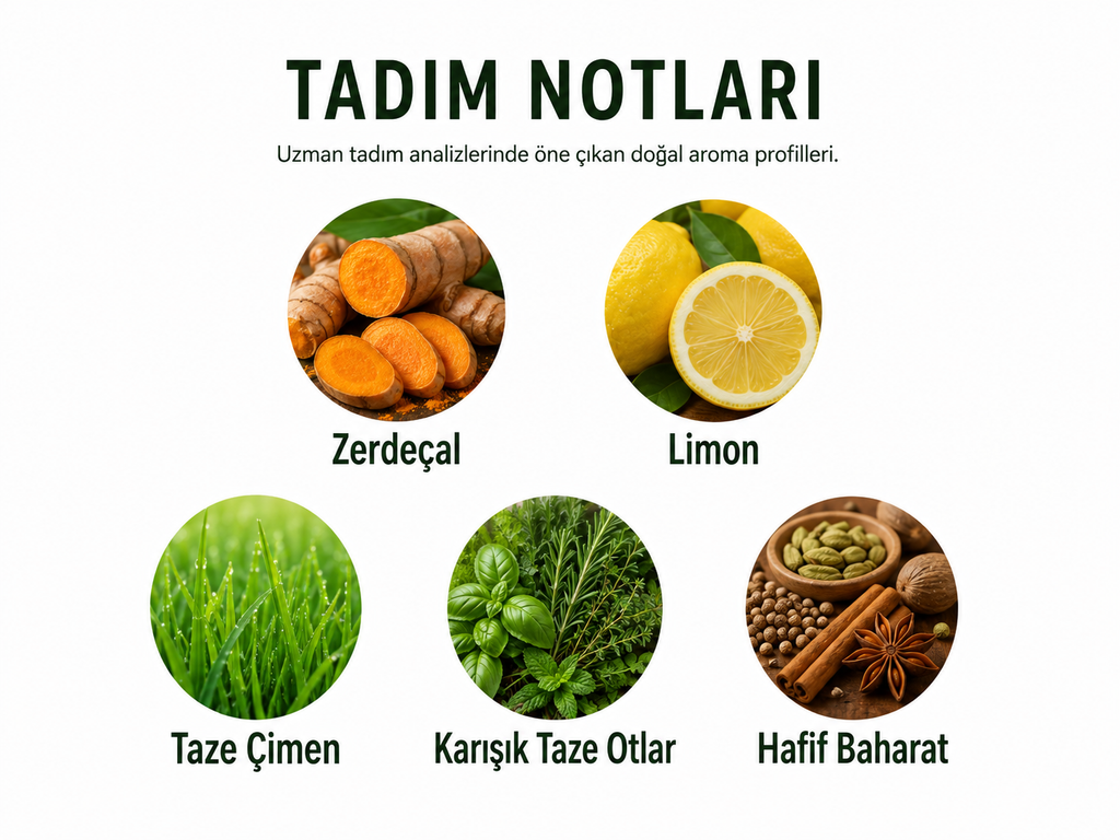 Zerdeçal & Limon Çeşnili Zeytinyağı 250 ml